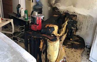 Elazığ’da depo yangını ekiplerce söndürüldü