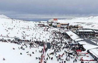 Erciyes’te hafta sonu yoğunluğu
