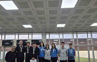 Erzincanlı sporcular Trabzon’daki havalı silahlar müsabakalarına damga vurdu