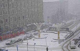 Erzurum’da kar sebebiyle 312 köyün yolu kapalı