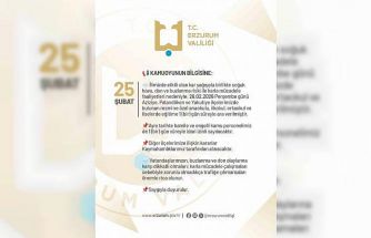 Erzurum’da okullara bir gün kar tatili