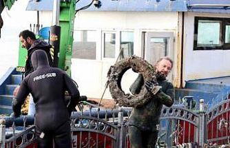 Eskihisar Sahili’nde ekosistemi canlandıracak dip temizliği yapıldı