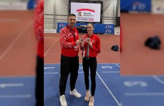 Eskişehirli atletizm sporcusundan Balkan’da altın madalya