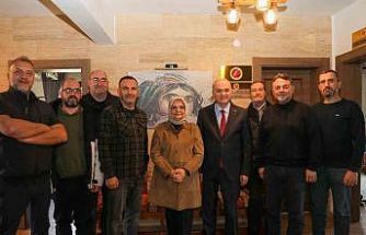 Gazeteciler Keşir ve Özlü’yü ağırladı