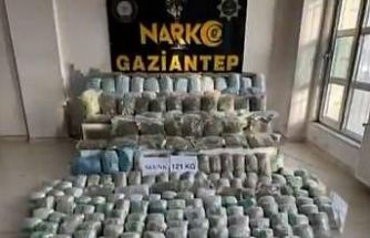 Gaziantep’te 121 kilo skunk ele geçirildi: 1 şahıs tutuklandı