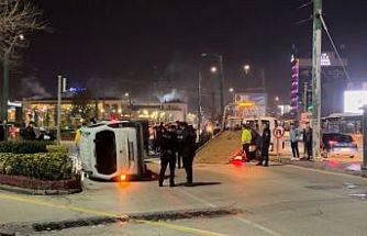 Gaziantep’te iki araç kafa kafaya çarpıştı: 3 yaralı