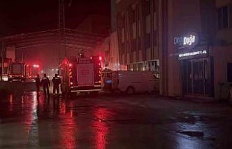 Gaziantep’te makarna fabrikasında yangın