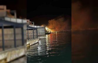 Gelibolu’da korkutan yangın