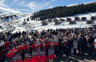 Giresun’da "Kar Festivali" renkli görüntülere sahne oldu