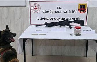 Gümüşhane’de jandarmadan uyuşturucu ve ruhsatsız silah operasyonu