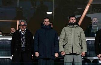 Hakan Balta, Başakşehir - Konyaspor maçını tribünden takip etti