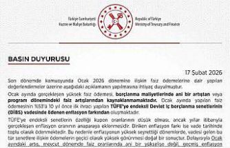 Hazine ve Maliye Bakanlığı: "Enflasyonun yüksek seyrettiği dönemlerde ödemelerin geçici olarak yüksek görünmesi doğal bir sonuçtur"