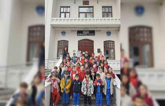 İlkokul öğrencileri, Kent Müzesi’nde tarihe yolculuk yaptı
