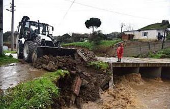 İncirliova Belediyesi’nden yağışa hızlı müdahale