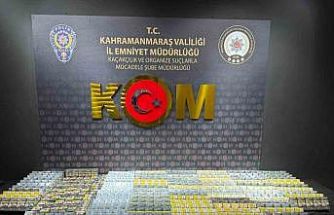 Kahramanmaraş’ta narkotik ve kaçakçılık operasyonu: 1 tutuklama