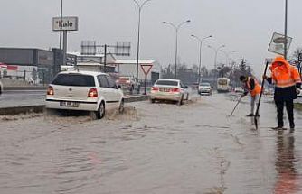Kahramanmaraş’ta sağanak etkili oluyor