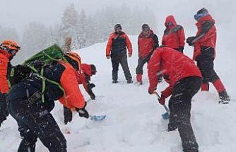 Kastamonu’da Ilgaz Dağı’nda "Çığda Arama Kurtarma" tatbikatı gerçekleştirildi