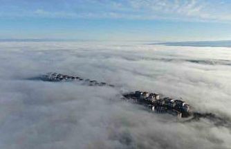 Kastamonu’da sis denizi görsel şölen sundu