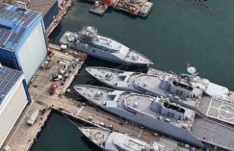 Katar için üretilen hücumbotları suya indirildi