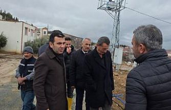 Kaymakam Algın, köylerde incelemelerde bulundu