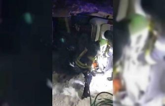 Kayseri’de hafif ticari araç şarampole yuvarlandı: 4 yaralı