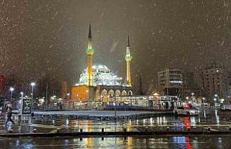 Kayseri’de kar yağışı etkili oldu