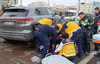 Kayseri’de SUV araç yayaların arasına daldı: 5 yaralı