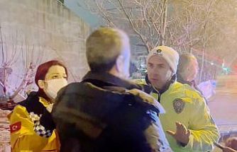 Kaza yapan alkollü sürücü, "Hepinizden özür diliyorum" diyerek hastaneye gitmeyi reddetti