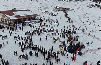 Keltepe Kayak Merkezinde kayak sezonu 50 gün sürdü
