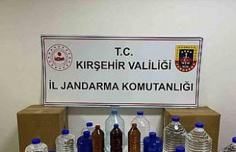 Kırşehir’de kaçak alkol operasyonu