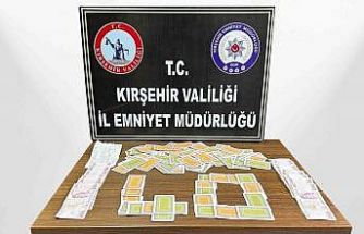 Kırşehir’de kumar operasyonu: 5 kişiye 58 bin TL ceza