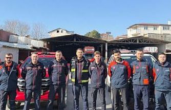 Kocaeli Büyükşehir İtfaiyesi, taşkın riskine karşı Edirne’de