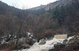 Konya’da Aygırdibi kaynağı erken coştu
