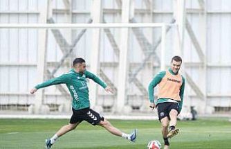 Konyaspor, Corendon Alanyaspor maçı hazırlıklarını sürdürdü
