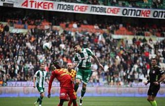 Konyaspor ile Göztepe 14. randevuda