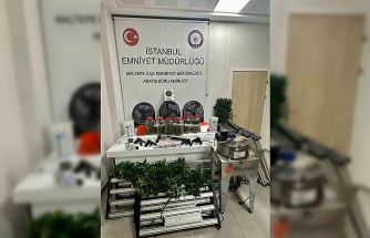 Maltepe’de bir uyuşturucu serası dronla tespit edildi: 3 gözaltı