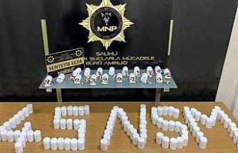 Manisa’da 14 bin 866 adet sentetik hap ele geçirildi