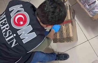 Mersin’de 459 adet kaçak parfüm ele geçirildi