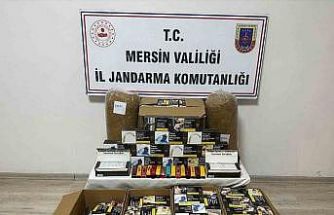 Mersin’de kaçak makaron operasyonu: 2 gözaltı