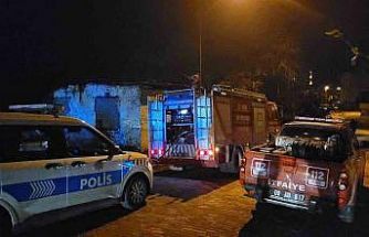 Metruk binadaki yangın korkuttu