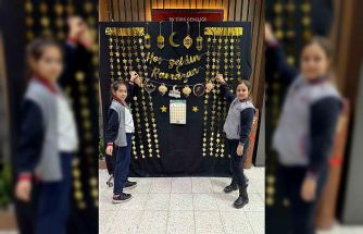 Miniklerin okulda Ramazan hazırlığı