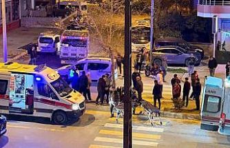 Motosikletler çarpıştı:2 yaralı