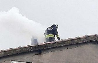 Muratlı’da baca yangını korkuttu