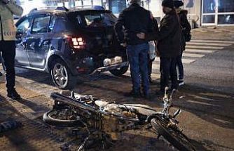 Muratlı’da motosiklet kazası: 1 yaralı