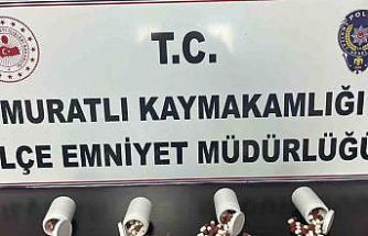 Muratlı’da uyuşturucu operasyonu: 210 sentetik hap ele geçirildi