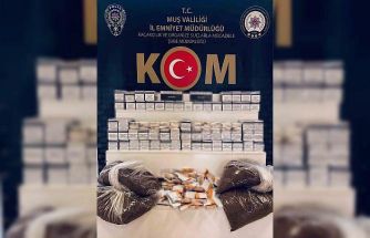 Muş’ta kargo ile kaçak tütün sevkiyatı polise takıldı