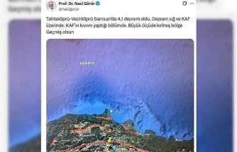 Naci Görür’den "Vezirköprü depremi" değerlendirmesi