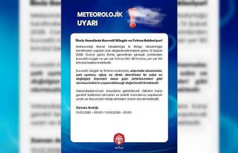 Niğde Valiliğinden fırtına uyarısı