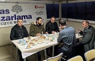 Öğrencilerle iftarda bir araya geldiler