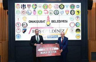 Onikişubat Belediyesi’nden amatör spora destek